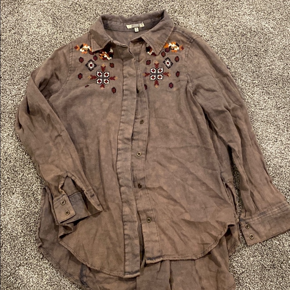 Womens button up jacket
